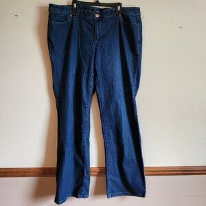 Daisy Fuentes - Womens Blue Jeans Boot Cut Size 16W